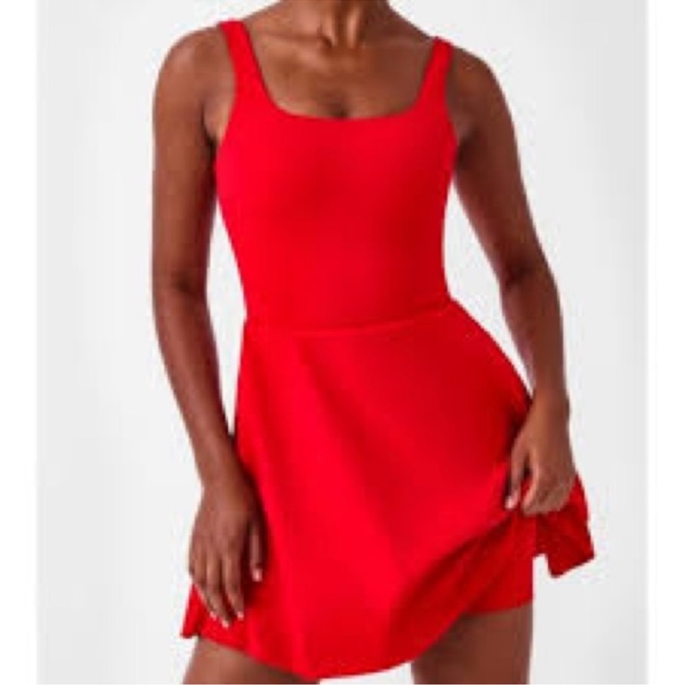 SPANX The Get Moving Easy Access Square Neck Dress 1X - Picture 2 of 8